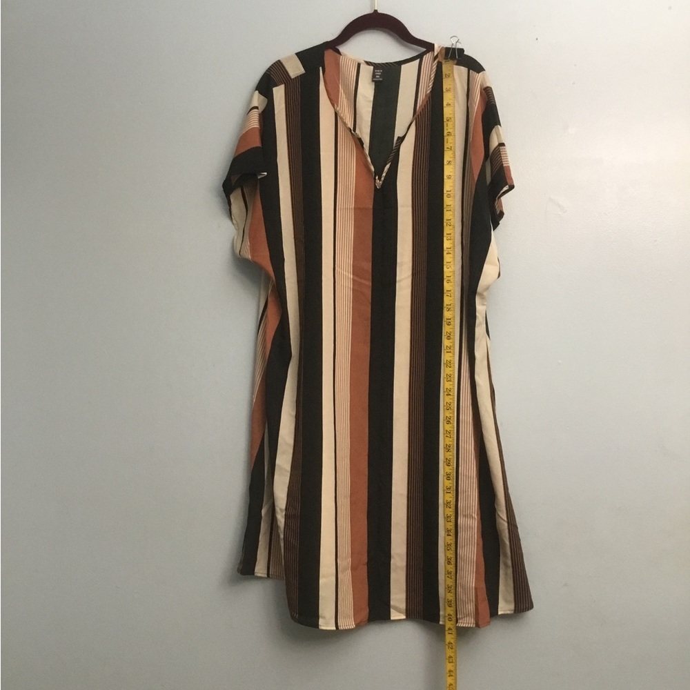 SHEIN Striped V-Neck DRESS